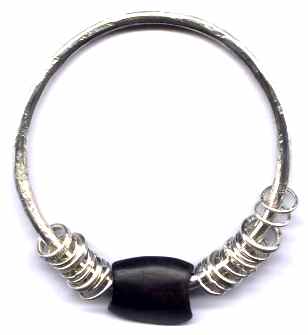 African blackwood bangle