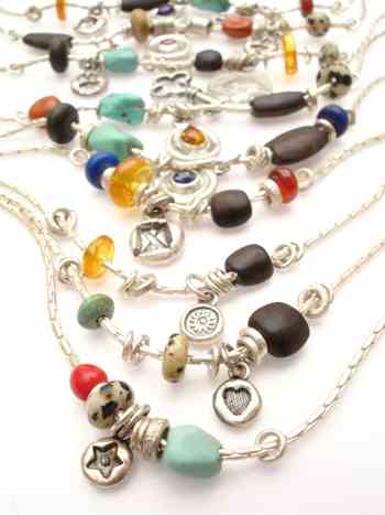 Charm necklaces