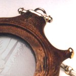 Wooden pocket watch