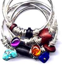 exotic wooden bangles