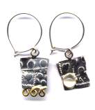 2x2 white moonstone earrings